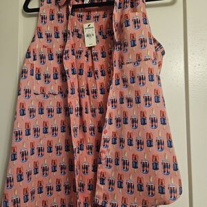 Express Pink Popsicle-Print Sleeveless Top